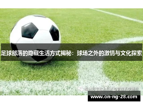 足球部落的隐藏生活方式揭秘：球场之外的激情与文化探索